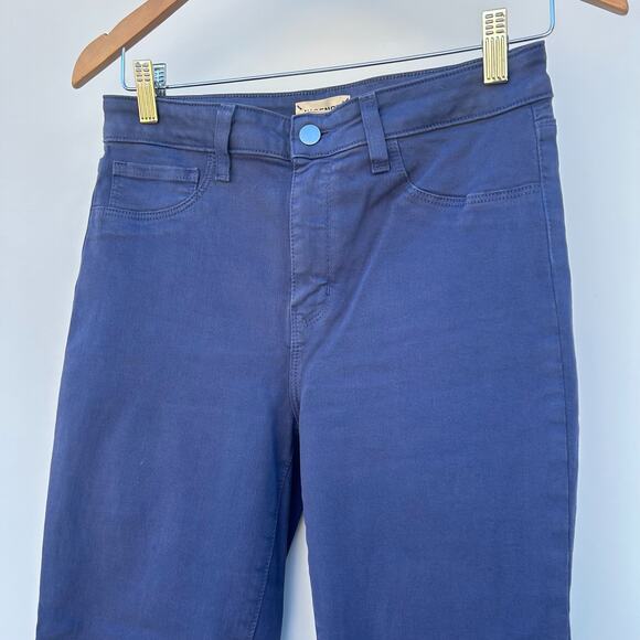 L’Agence Margot Skinny High Rise Sea Blue Jeans Pants 29 Ankle Slim High-Waisted - Picture 4 of 11
